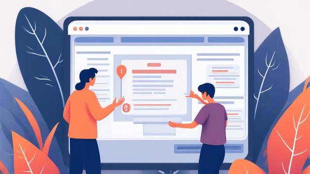 Ilustración de diseño de interfaz de usuario (UI)